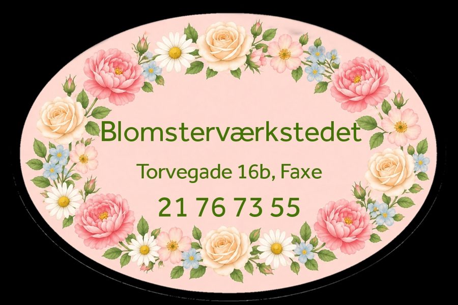 Blomsterværkstedet, Torvegade 16b, Faxe, telefon 21 76 73 55